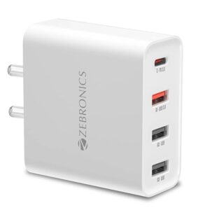 Zebronics RC45A 4 Port Charger for mobile charging