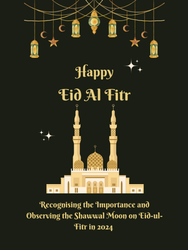 Black Gold Minimalist Happy Eid Al Fitr Instagram Story